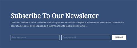 Subscribe to our Newsletters